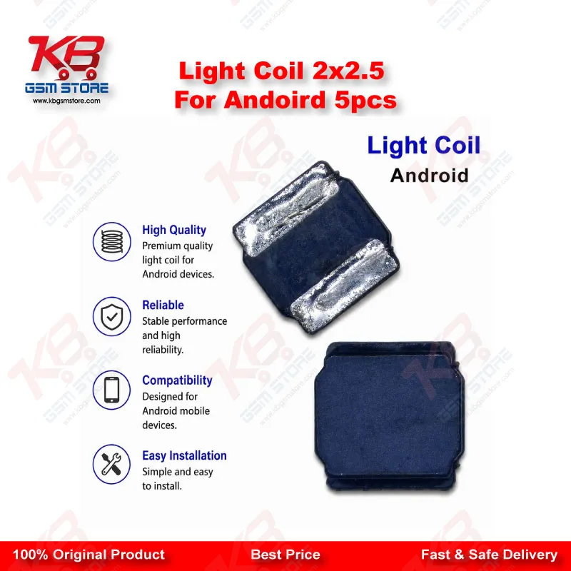 Light Coil 2×2.5 For Andoird 5pcs