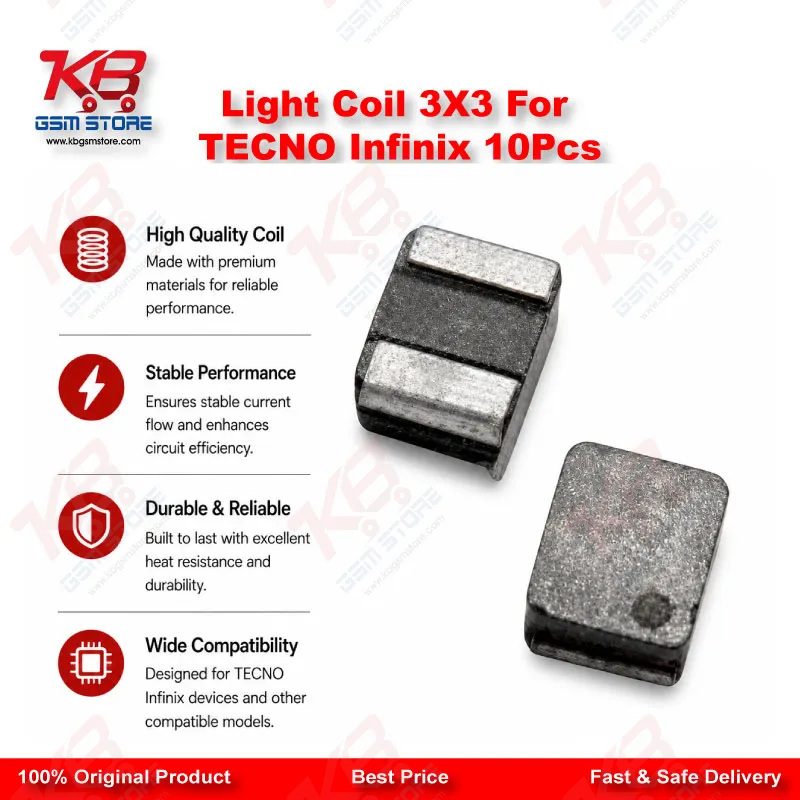 Light Coil 3X3 For TECNO Infinix 10Pcs