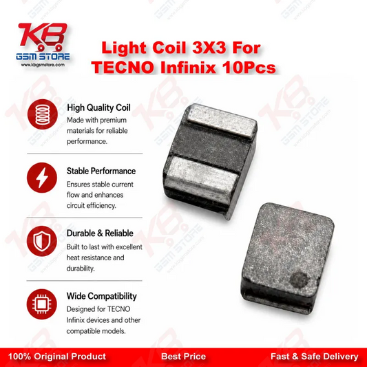 Light Coil 3X3 For TECNO Infinix 10Pcs