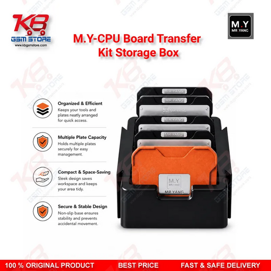 M.Y-CPU Board Transfer Kit Storage Box – Mobile Repair IC & Chip Organizer