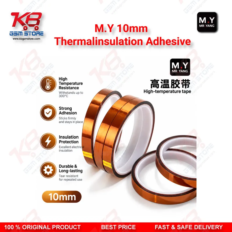 M.Y 10mm Thermalinsulation Adhesive – Heat Protection Adhesive for Mobile Phone Board Rework, Hot Air & BGA Repair