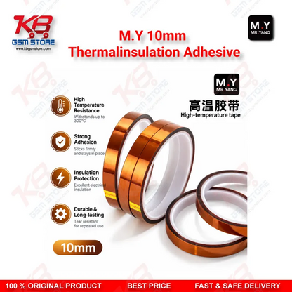 M.Y 10mm Thermalinsulation Adhesive – Heat Protection Adhesive for Mobile Phone Board Rework, Hot Air & BGA Repair