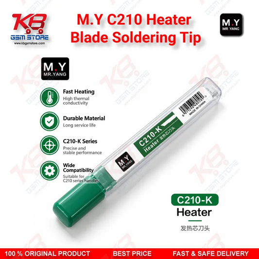 M.Y C210 Heater Blade Soldering Tip – T210 Handle Blade Cartridge for Mobile Phone Repair.