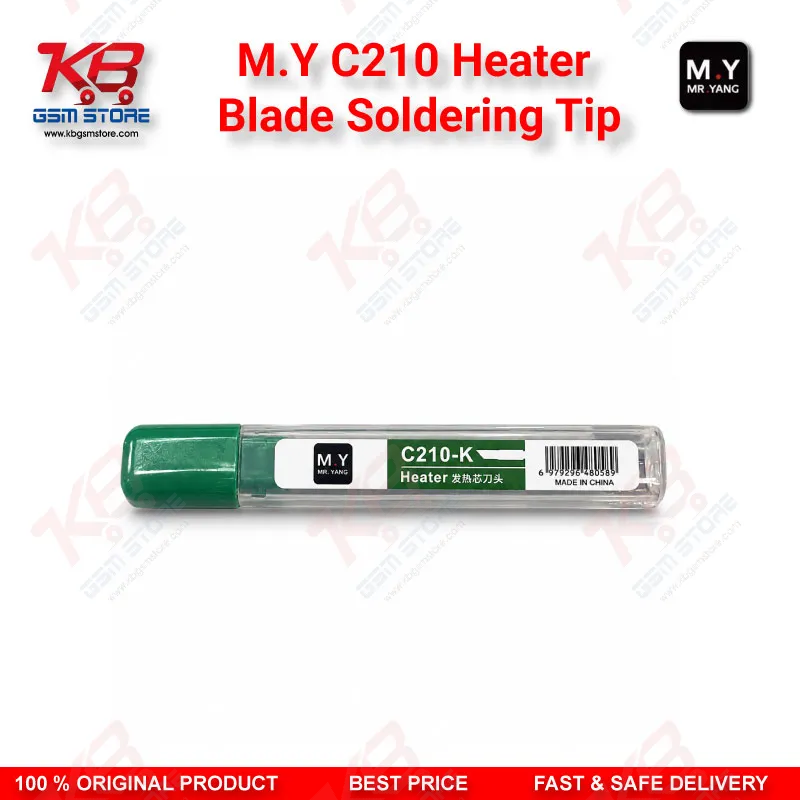M.Y C210 Heater Blade Soldering Tip – T210 Handle Blade Cartridge for Mobile Phone Repair.