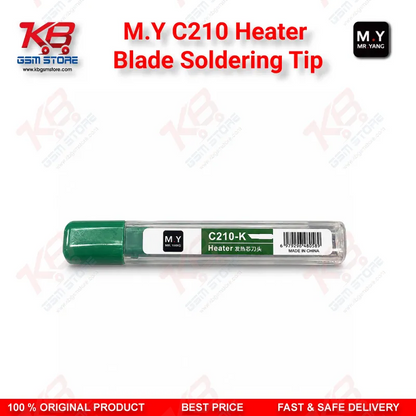 M.Y C210 Heater Blade Soldering Tip – T210 Handle Blade Cartridge for Mobile Phone Repair.