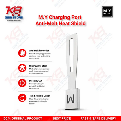 M.Y Charging Port Anti-Melt Heat Shield for Mobile Repair – Hot Air Rework Protector