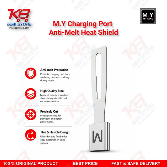 M.Y Charging Port Anti-Melt Heat Shield for Mobile Repair – Hot Air Rework Protector