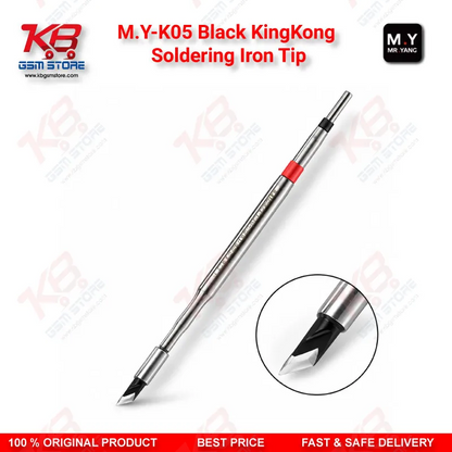 M.Y-K05 Black KingKong Soldering Iron Tip – K-Type Blade Tip for 900M Series, 936/937 Soldering Station