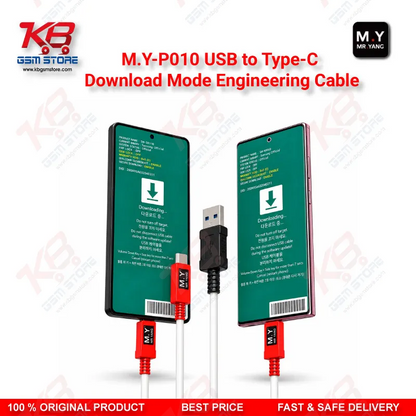 MY P010 USB to Type-C Download Mode Engineering Cable for Samsung Galaxy S8 to S25 / Note 8 to Note 20 / A53