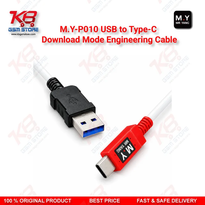 MY P010 USB to Type-C Download Mode Engineering Cable for Samsung Galaxy S8 to S25 / Note 8 to Note 20 / A53
