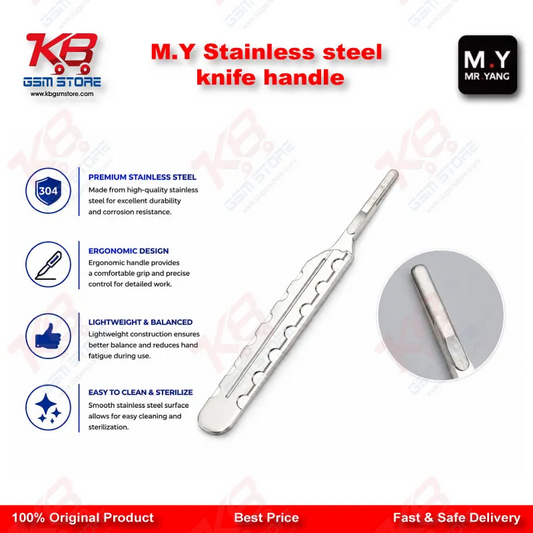 M.Y Stainless Steel Knife Handle – PCB & Mobile Repair Scalpel Tool