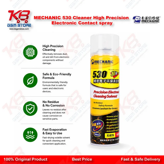 MECHANIC 530 Cleaner High Precision Electronic Contact spray