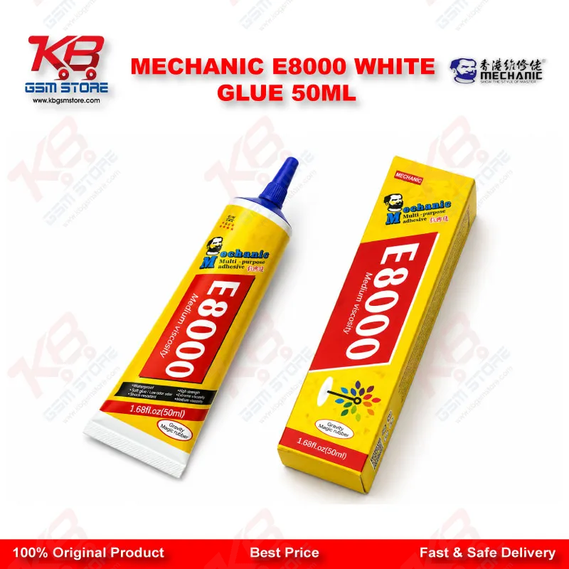MECHANIC E8000 WHITE GLUE 50ML