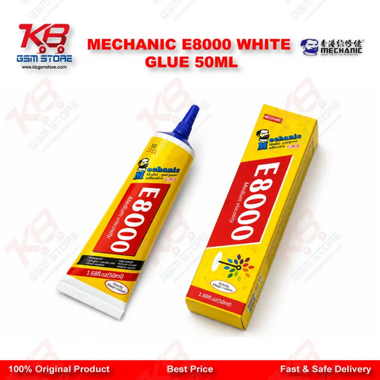 MECHANIC E8000 WHITE GLUE 50ML