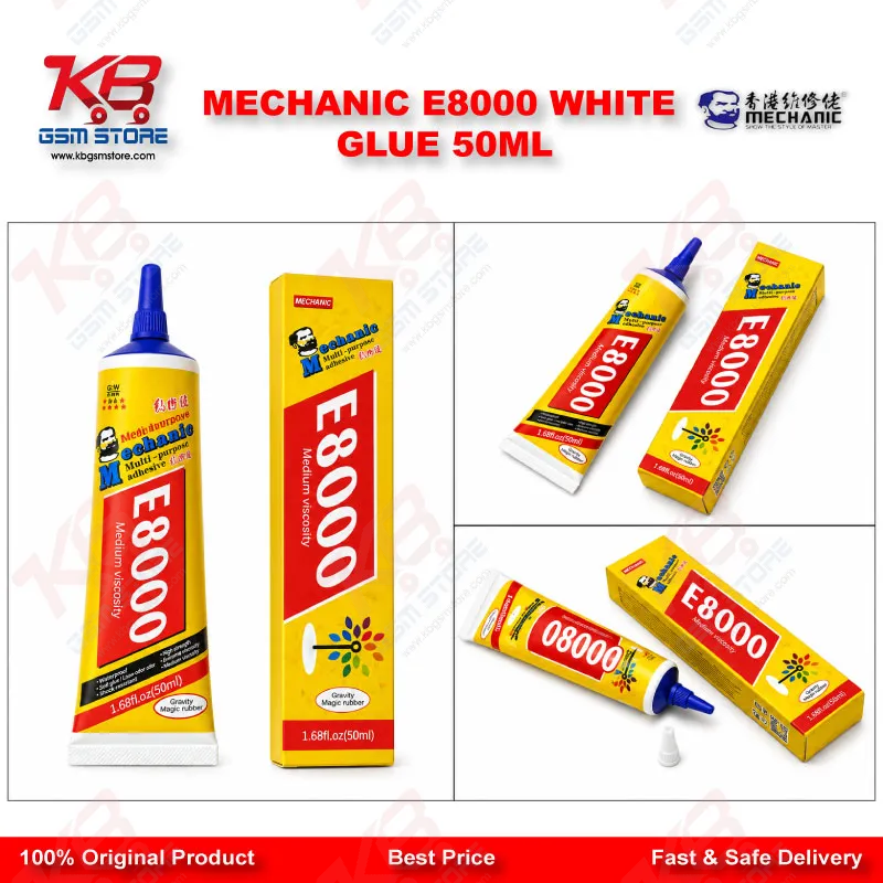 MECHANIC E8000 WHITE GLUE 50ML