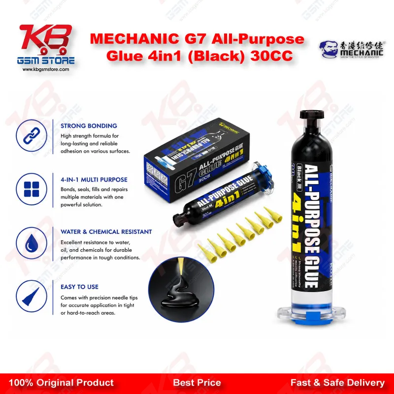 MECHANIC G7 All-Purpose Glue 4in1 (Black) 30CC