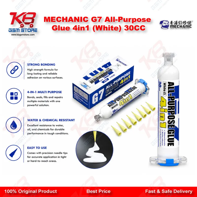 MECHANIC G7 All-Purpose Glue 4in1 (White) 30CC