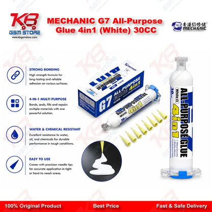 MECHANIC G7 All-Purpose Glue 4in1 (White) 30CC