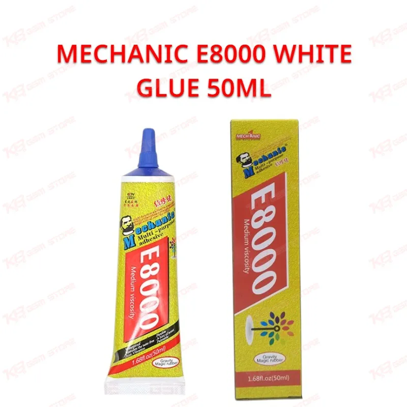 MECHANIC E8000 WHITE GLUE 50ML