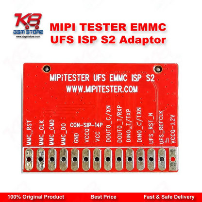 MiPi Tester eMMC/UFS ISP S2 Adapter for MiPi Box