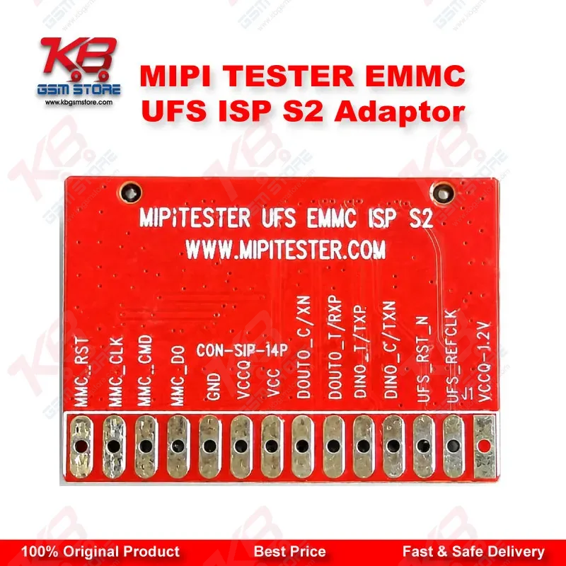 MiPi Tester eMMC/UFS ISP S2 Adapter for MiPi Box