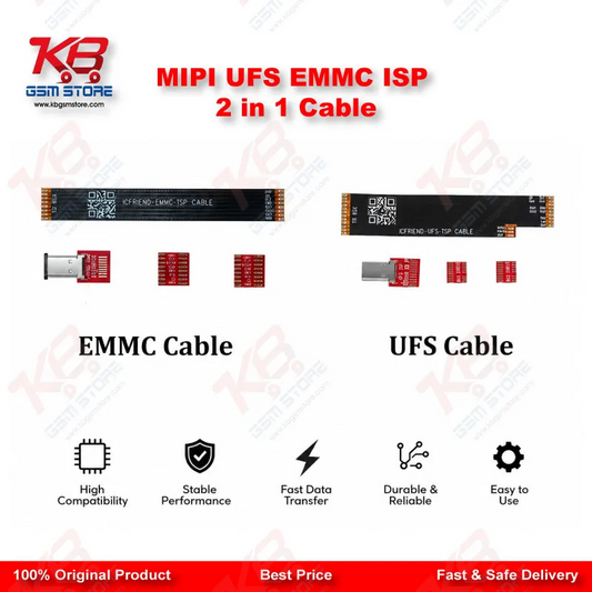 MiPi EMMC UFS ISP Cable – 2-in-1 ISP Interface Cable for MiPiTester Devices