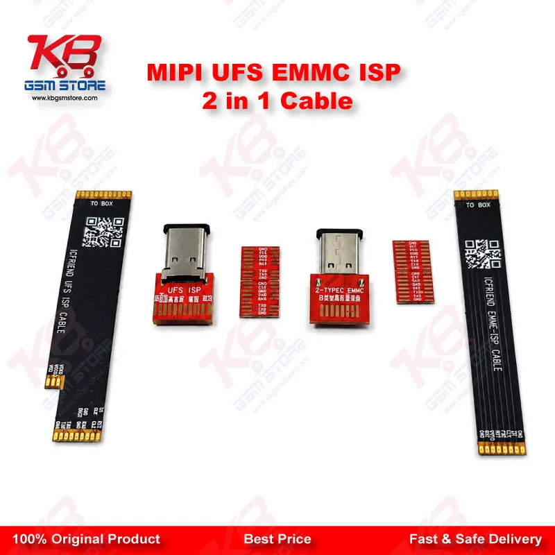 MiPi EMMC UFS ISP Cable – 2-in-1 ISP Interface Cable for MiPiTester Devices