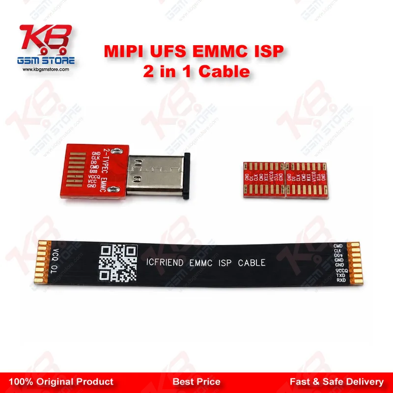 MiPi EMMC UFS ISP Cable – 2-in-1 ISP Interface Cable for MiPiTester Devices