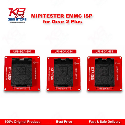 MiPiTester eMMC/UFS ISP Adapter Kit for Gear 2 Plus – ISP Pinout Repair Tool