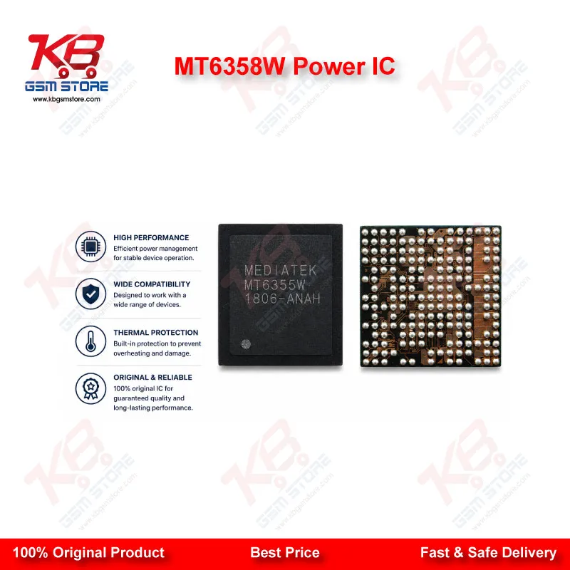 MT6358W Power Management IC (PMIC) for Oppo & Meizu Smartphones – Power Supply Chip