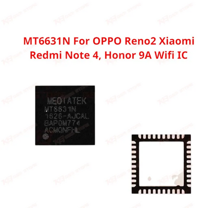 MT6631N For OPPO Reno2 Xiaomi Redmi Note 4, Honor 9A Wifi IC