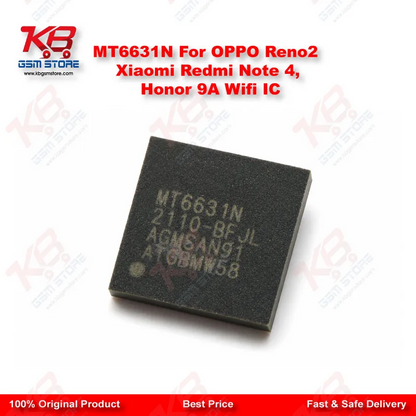 MT6631N For OPPO Reno2 Xiaomi Redmi Note 4, Honor 9A Wifi IC