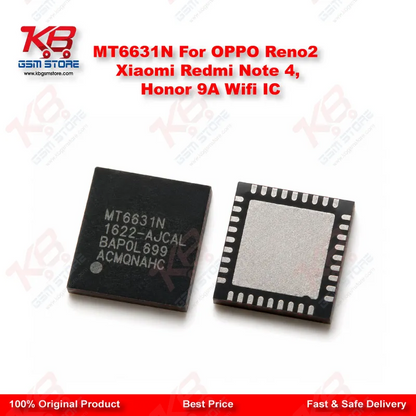 MT6631N For OPPO Reno2 Xiaomi Redmi Note 4, Honor 9A Wifi IC