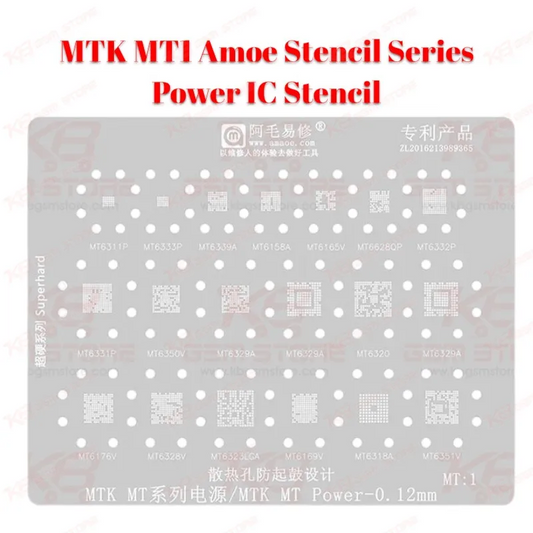 MTK MT1 Amoe Stencil Series Power IC Stencil