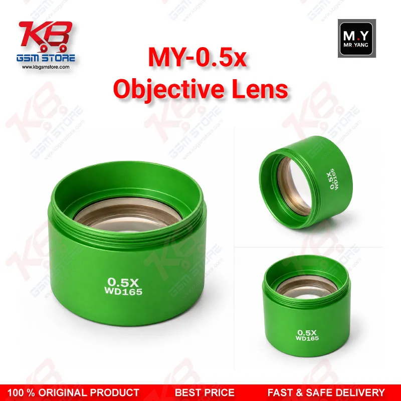MY-0.5X Auxiliary Objective Lens for Trinocular Stereo Microscope - 48mm Mount