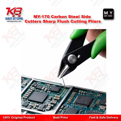 MY-170 Carbon Steel Flush Side Cutter Pliers – Precision PCB Wire Cutting Tool
