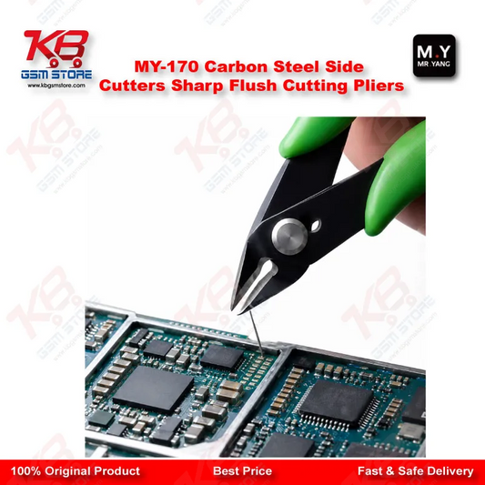MY-170 Carbon Steel Flush Side Cutter Pliers – Precision PCB Wire Cutting Tool