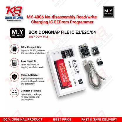 MY-4006 No-Disassembly Charging IC EEPROM Programmer for iPhone 15/16 Series