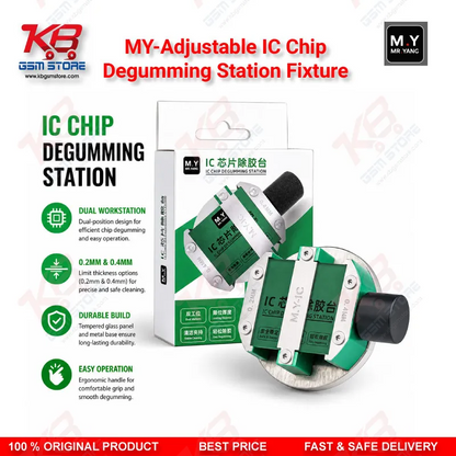 MY Adjustable IC Chip Degumming Station – Dual Station BGA CPU Glue Removal Fixture