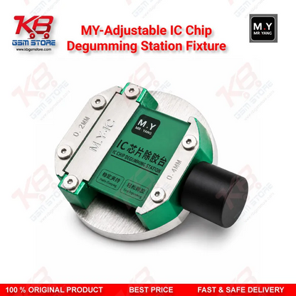 MY Adjustable IC Chip Degumming Station – Dual Station BGA CPU Glue Removal Fixture