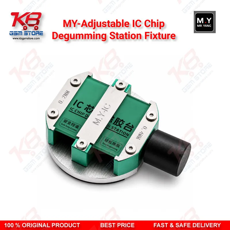 MY Adjustable IC Chip Degumming Station – Dual Station BGA CPU Glue Removal Fixture
