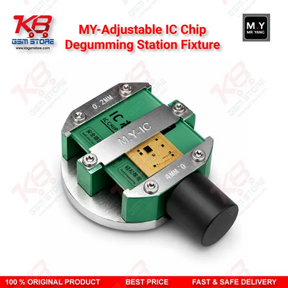 MY Adjustable IC Chip Degumming Station – Dual Station BGA CPU Glue Removal Fixture