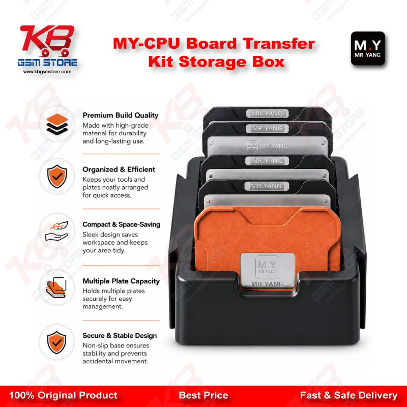 CPU Board Transfer Kit Storage Box – Mobile Repair IC & Chip Organizer