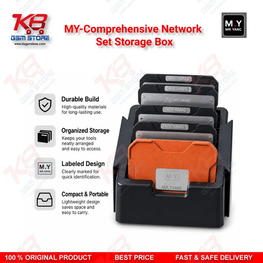 MY Comprehensive Network Set Storage Box – Mobile IC & Component Organizer for Repair Bench
