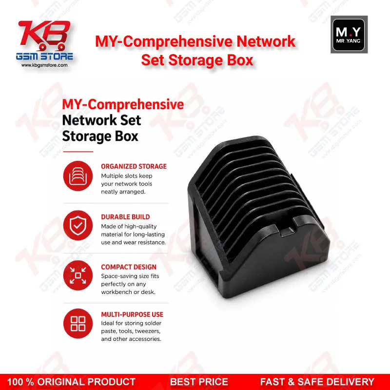 M.Y Comprehensive Network Set Storage Box – Mobile IC & Component Organizer