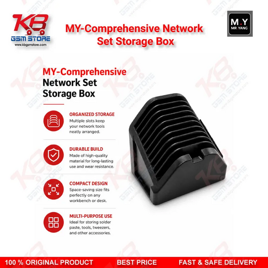 MY Comprehensive Network Set Storage Box – Mobile IC & Component Organizer for Repair Bench