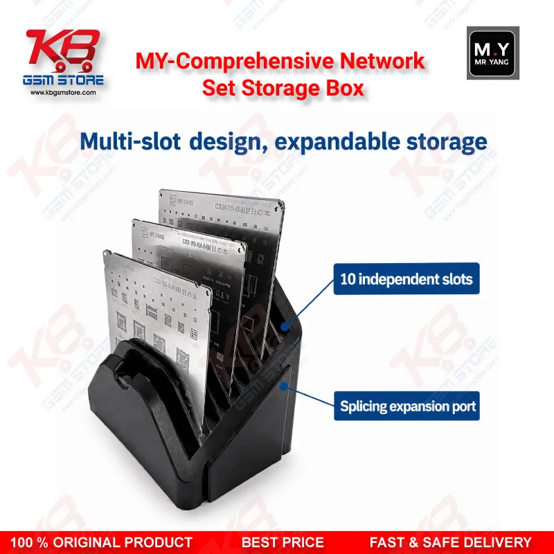 MY Comprehensive Network Set Storage Box – Mobile IC & Component Organizer for Repair Bench