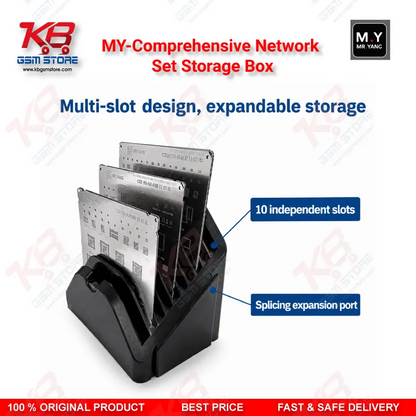 MY Comprehensive Network Set Storage Box – Mobile IC & Component Organizer for Repair Bench