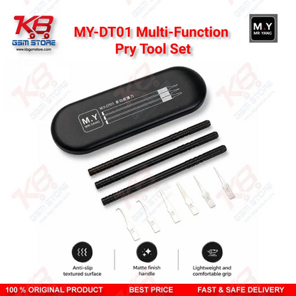 Mr.Yang M.Y-DT01 Multi-Function Pry Tool Set – 6 Blades, 3 Handles for Mobile CPU & Board Repair