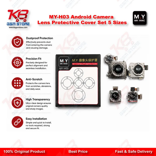 Mr.Yang MY-H03 Android Camera Lens Protective Cover Set – 5 Sizes
